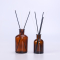 High Quality Decorative Bottle Amber Fragrance Diffuser Glass Bottle Essential Oil Aromatherapy Bottle for Perfume